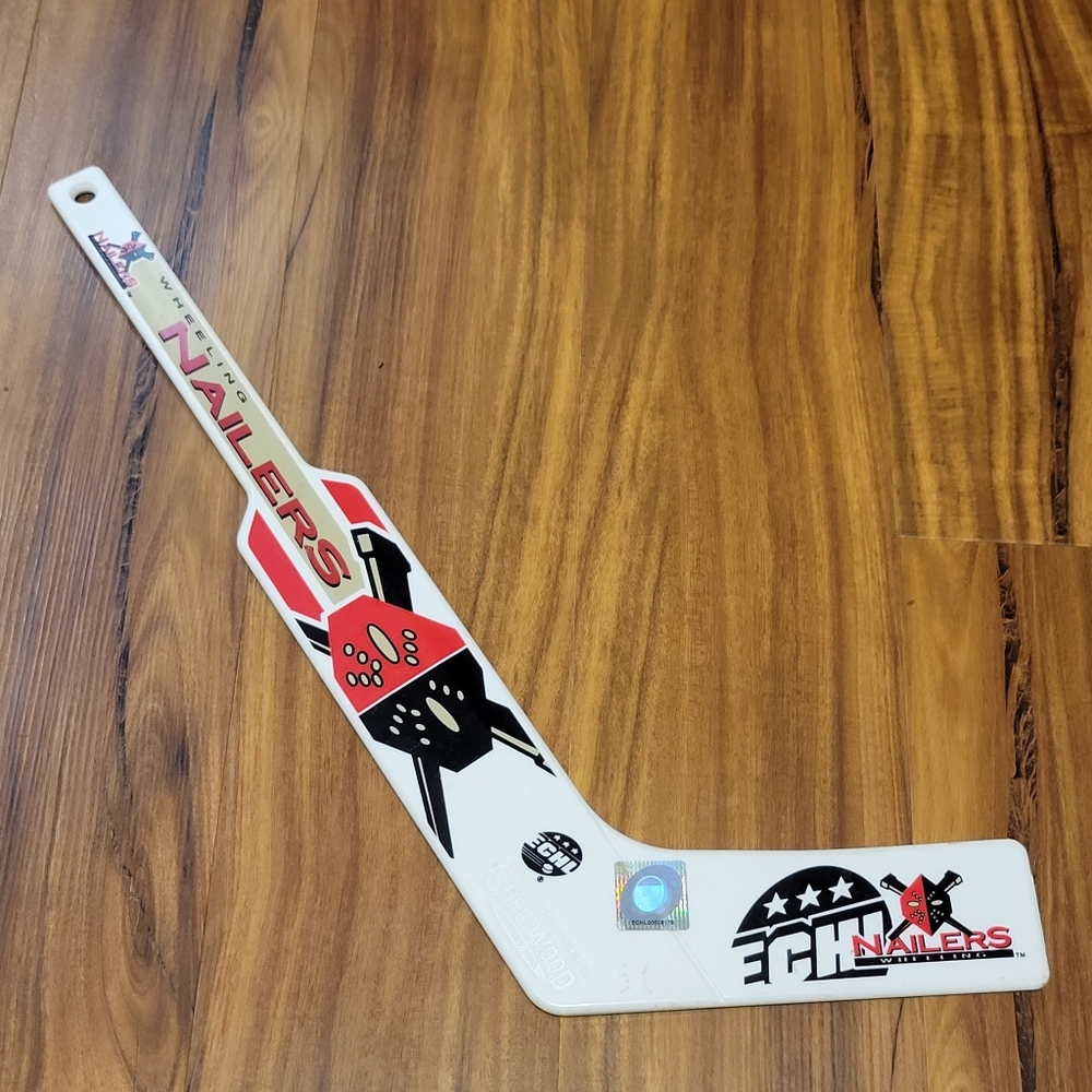 Sher-Wood Wheeling Nailers ECHL Mini Goalie Hockey Stick
